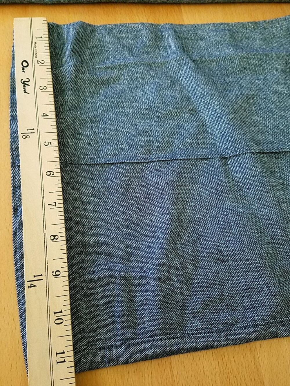 Gap Light Blue Linen Blend Pull-On Pants Medium NWT Seam Detail - Picture 10 of 16